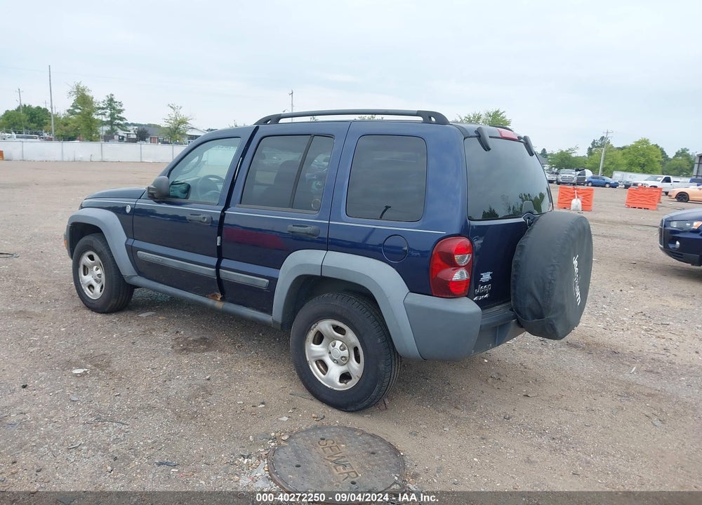 2007 JEEP LIBERTY SPORT VIN: 1J4GL48K47W640488
