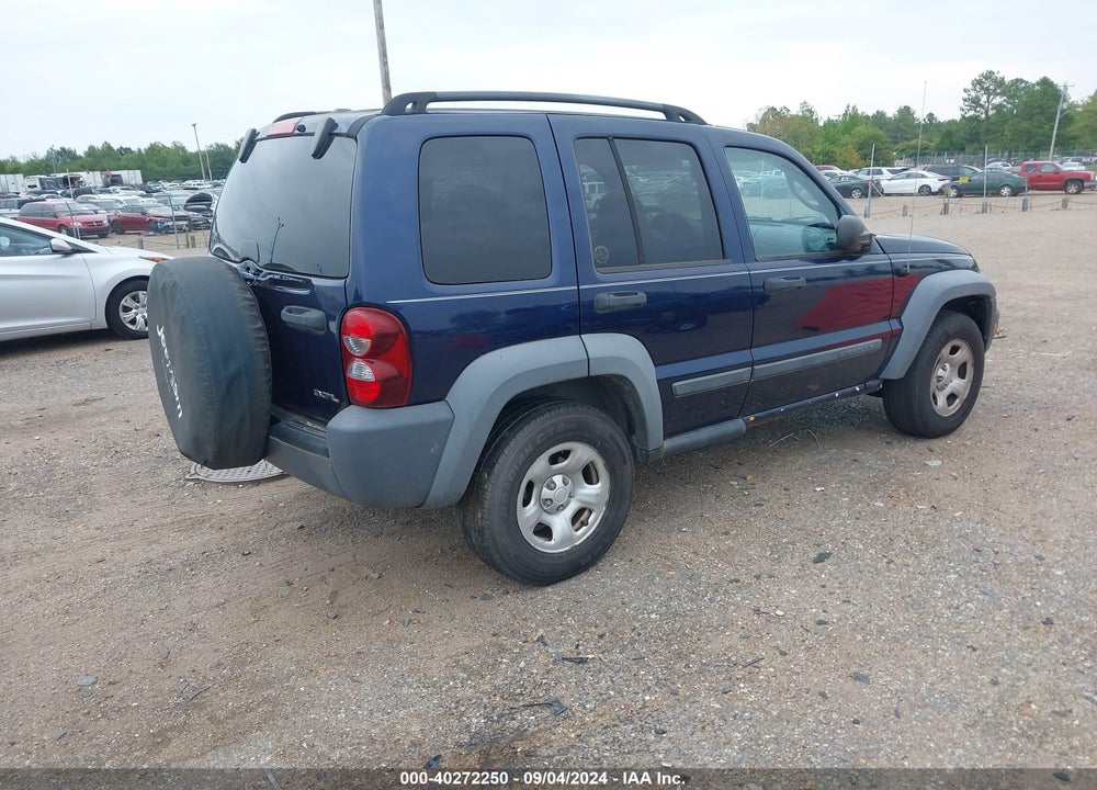 2007 JEEP LIBERTY SPORT VIN: 1J4GL48K47W640488