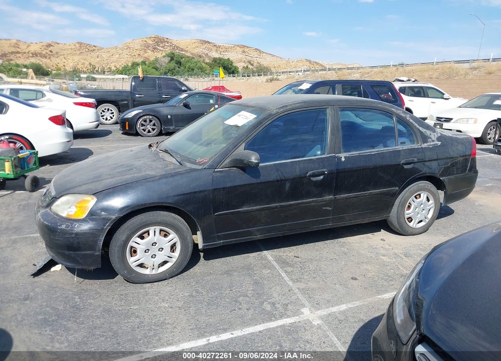 2002 HONDA CIVIC LX VIN: 2HGES16582H530497