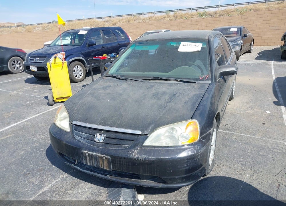 2002 HONDA CIVIC LX VIN: 2HGES16582H530497