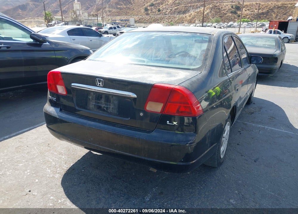 2002 HONDA CIVIC LX VIN: 2HGES16582H530497