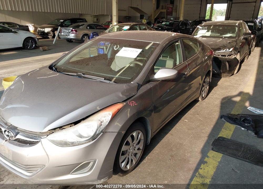 2012 HYUNDAI ELANTRA GLS VIN: 5NPDH4AE7CH147712