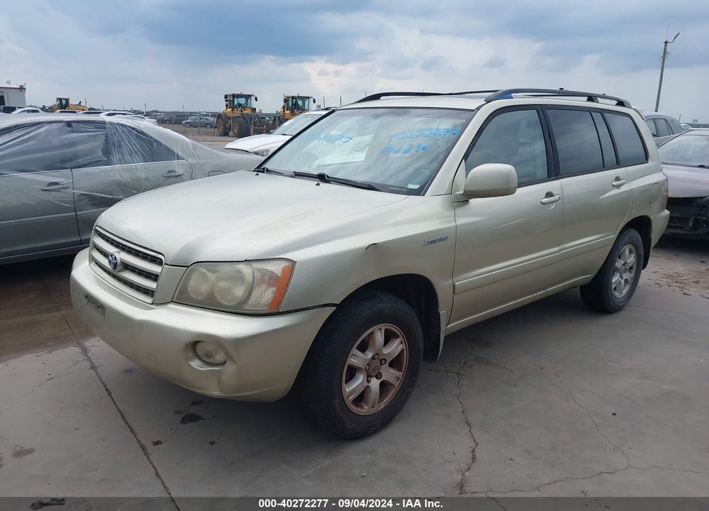 2003 TOYOTA HIGHLANDER LIMITED V6 VIN: JTEGF21A730108745
