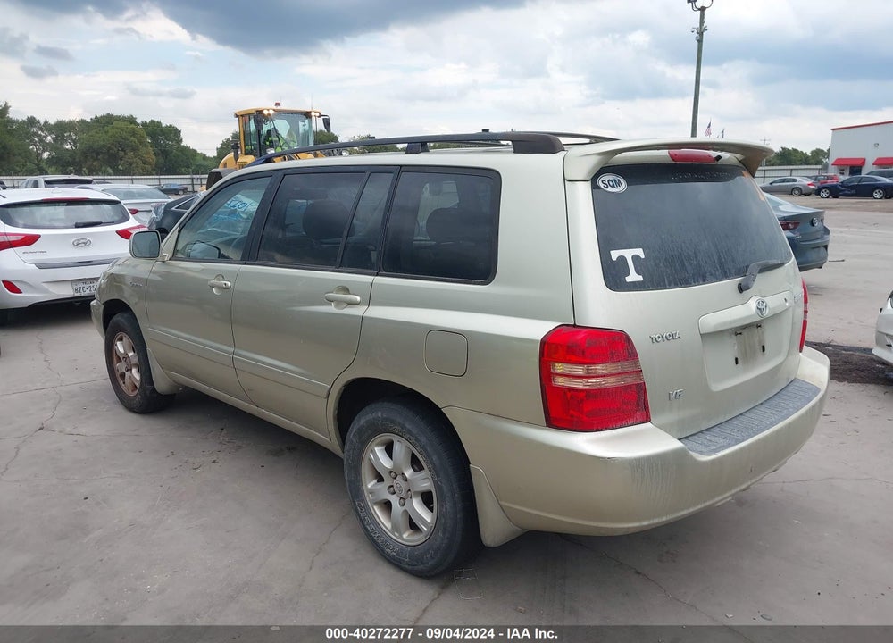 2003 TOYOTA HIGHLANDER LIMITED V6 VIN: JTEGF21A730108745