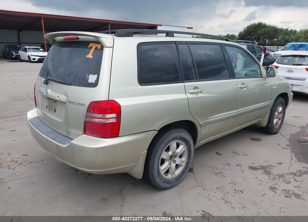 2003 TOYOTA HIGHLANDER LIMITED V6 VIN: JTEGF21A730108745