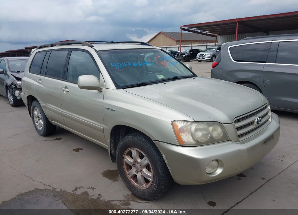 2003 TOYOTA HIGHLANDER LIMITED V6 VIN: JTEGF21A730108745