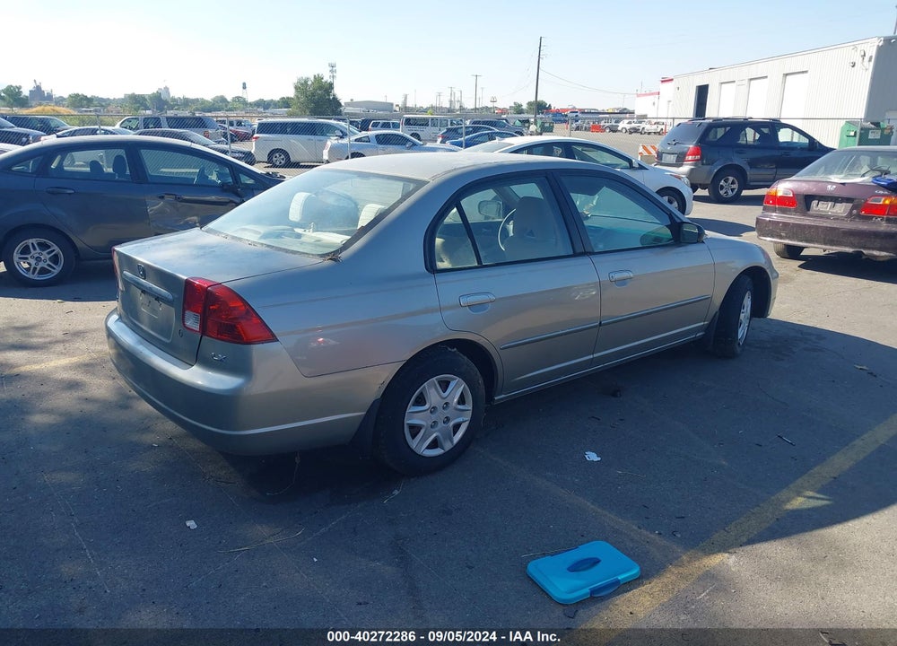 2003 HONDA CIVIC LX VIN: 1HGES16593L004061