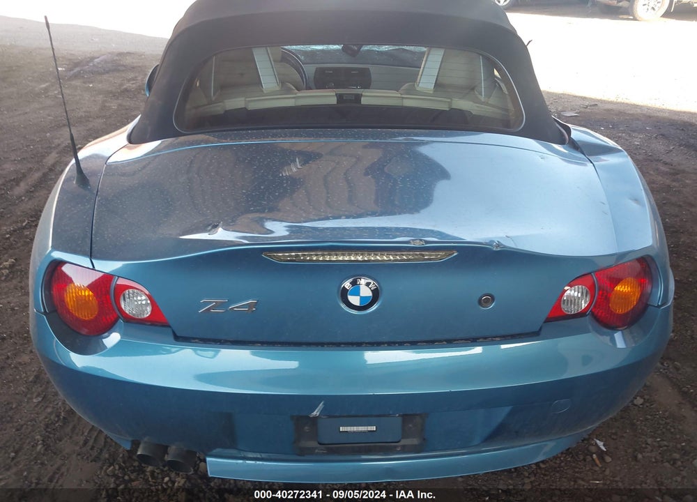 2003 BMW Z4 3.0I VIN: 4USBT53463LU04316