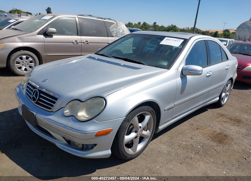 2006 MERCEDES-BENZ C 230 SPORT VIN: WDBRF52H26E022551