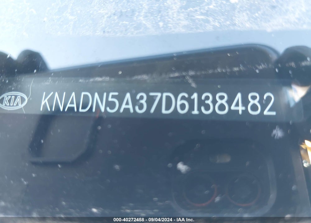 2013 KIA RIO EX VIN: KNADN5A37D6138482
