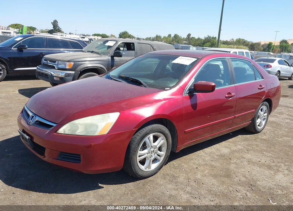 2006 HONDA ACCORD 2.4 EX VIN: 1HGCM56786A035487