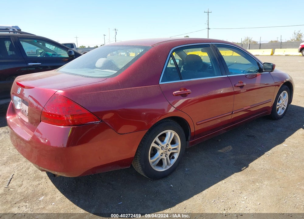 2006 HONDA ACCORD 2.4 EX VIN: 1HGCM56786A035487