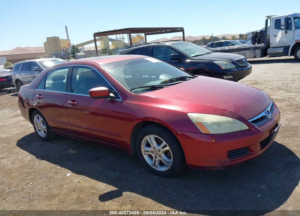2006 HONDA ACCORD 2.4 EX VIN: 1HGCM56786A035487