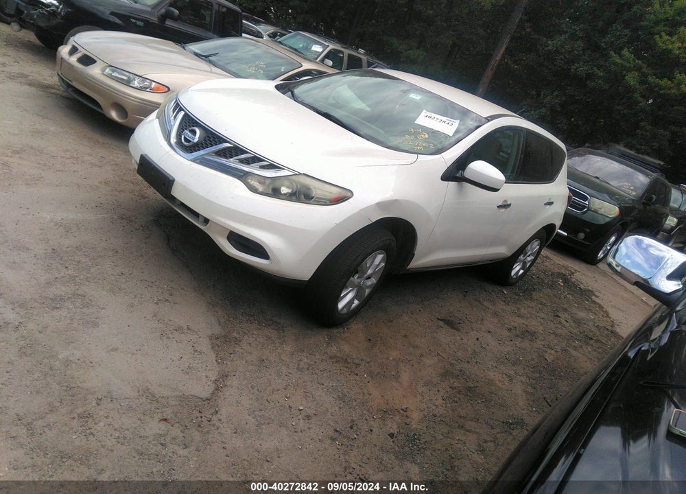 2012 NISSAN MURANO S VIN: JN8AZ1MU8CW116887
