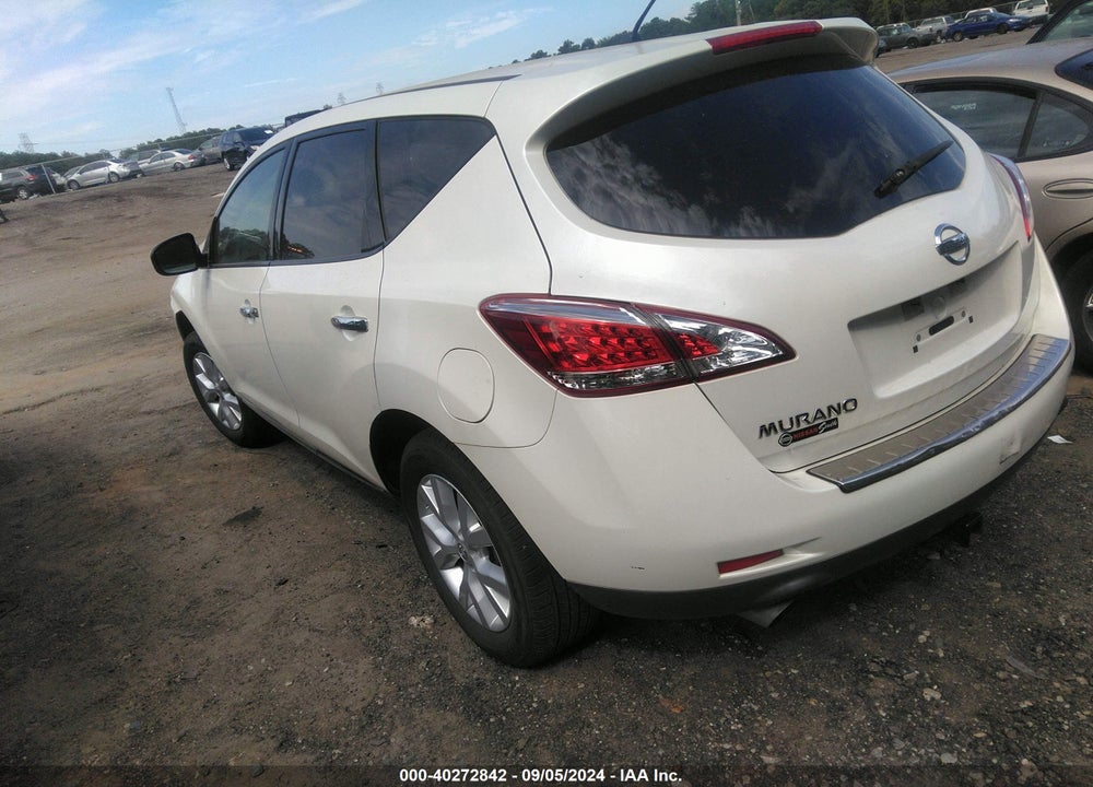 2012 NISSAN MURANO S VIN: JN8AZ1MU8CW116887