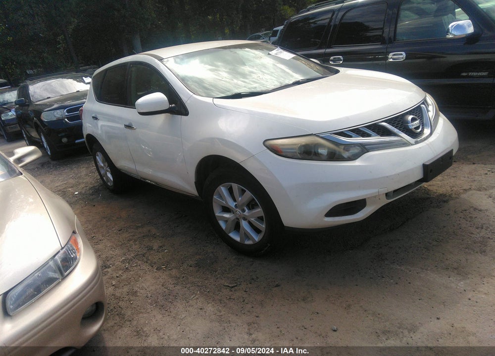 2012 NISSAN MURANO S VIN: JN8AZ1MU8CW116887