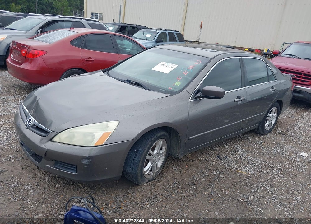 2007 HONDA ACCORD 2.4 EX VIN: 1HGCM56857A219263