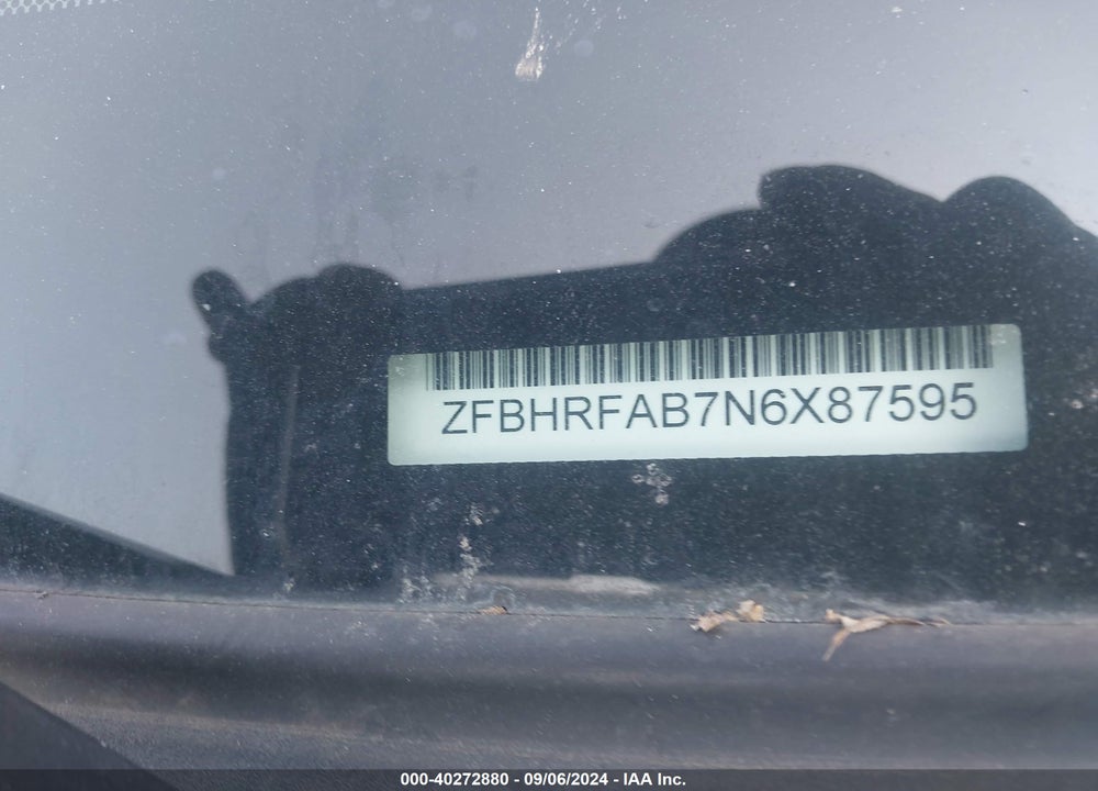 2022 RAM PROMASTER CITY CARGO VAN VIN: ZFBHRFAB7N6X87595