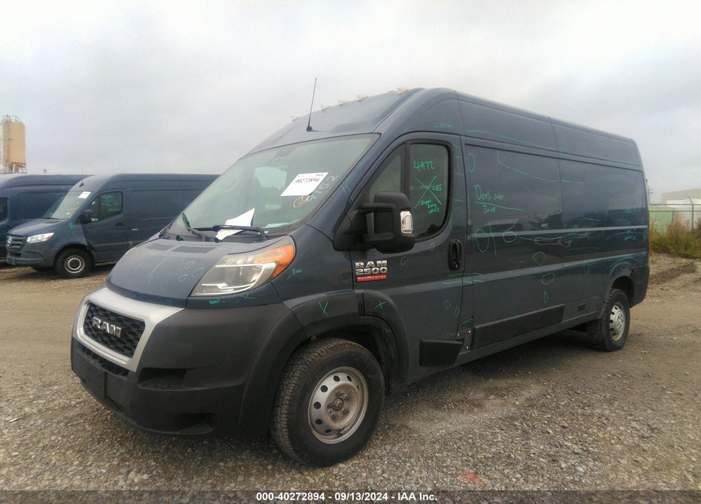 2019 RAM PROMASTER 2500 HIGH ROOF 159 WB VIN: 3C6TRVDG7KE519152