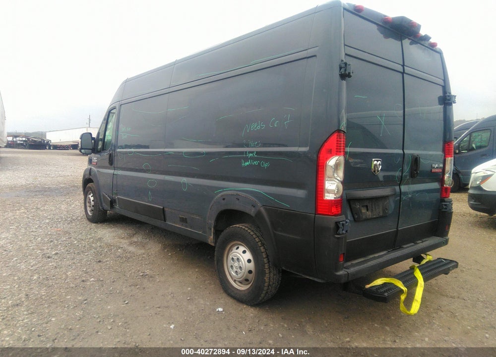 2019 RAM PROMASTER 2500 HIGH ROOF 159 WB VIN: 3C6TRVDG7KE519152