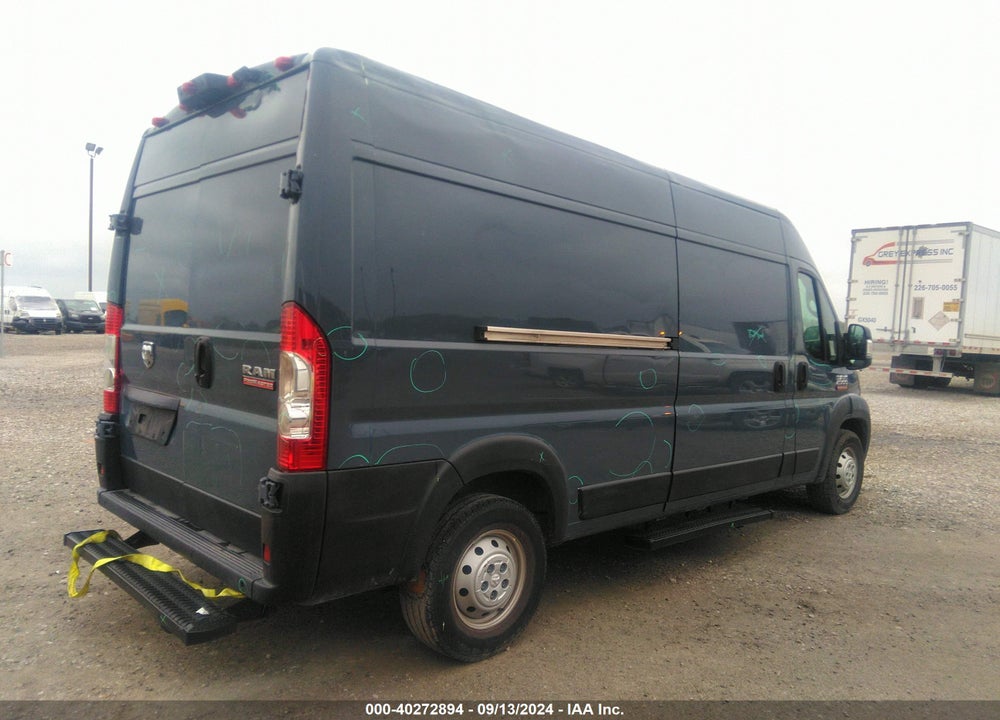 2019 RAM PROMASTER 2500 HIGH ROOF 159 WB VIN: 3C6TRVDG7KE519152