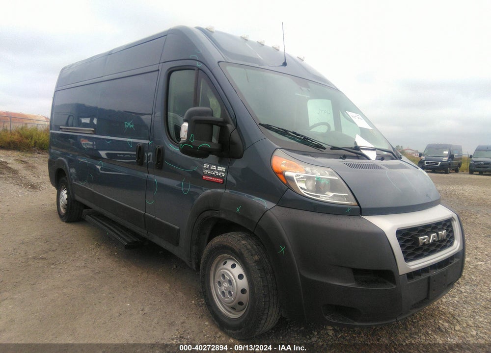 2019 RAM PROMASTER 2500 HIGH ROOF 159 WB VIN: 3C6TRVDG7KE519152