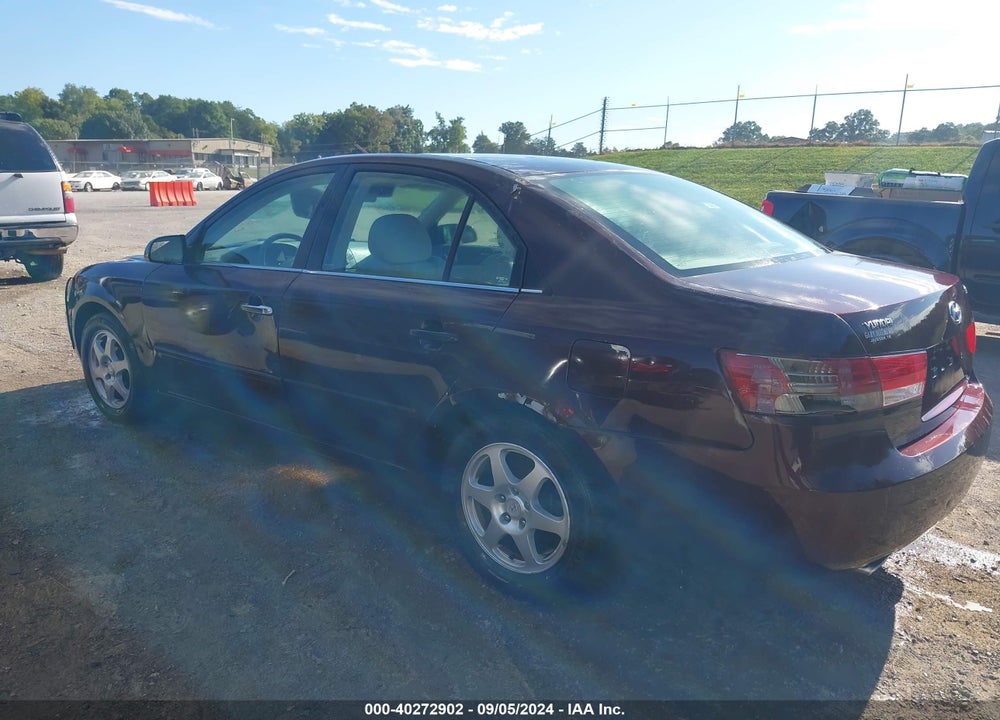2006 HYUNDAI SONATA GLS V6/LX V6 VIN: 5NPEU46F56H054502