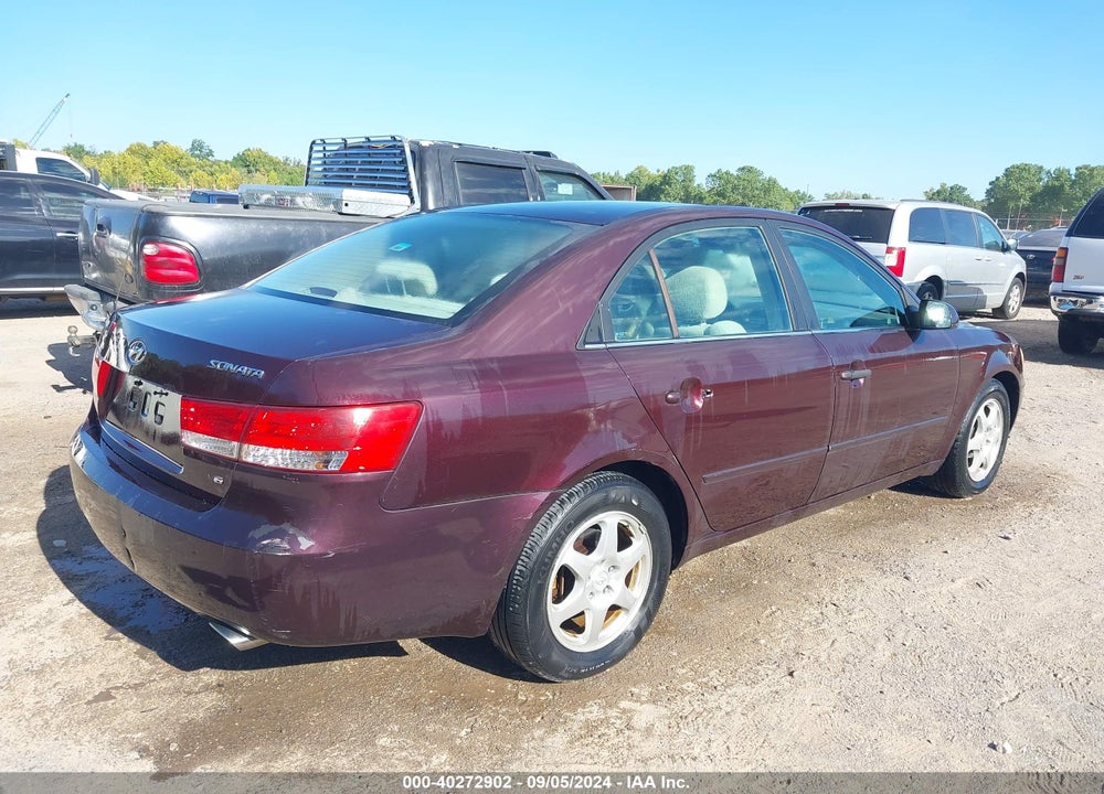 2006 HYUNDAI SONATA GLS V6/LX V6 VIN: 5NPEU46F56H054502