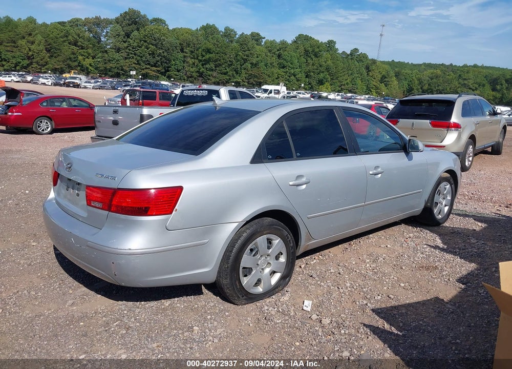 2009 HYUNDAI SONATA GLS VIN: 5NPET46C99H566650