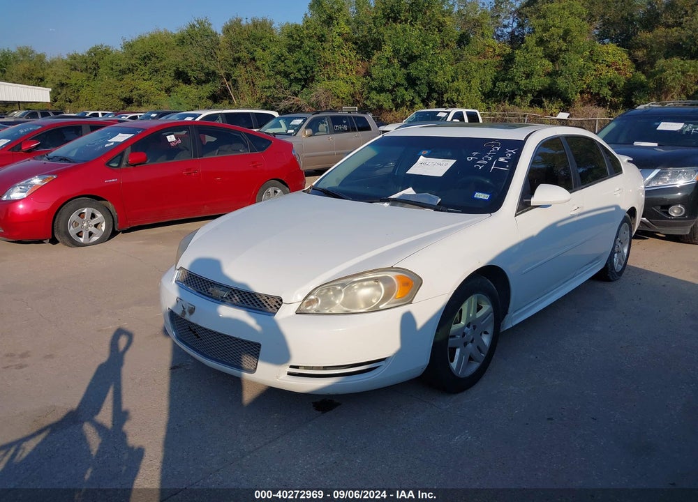 2013 CHEVROLET IMPALA LT VIN: 2G1WG5E37D1202472