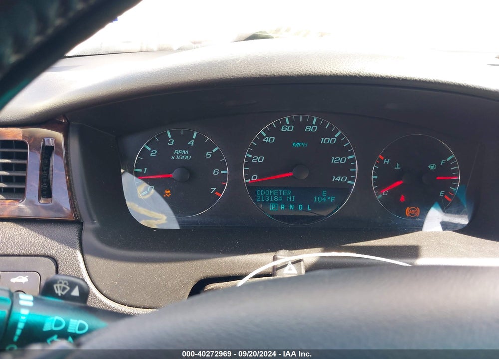 2013 CHEVROLET IMPALA LT VIN: 2G1WG5E37D1202472