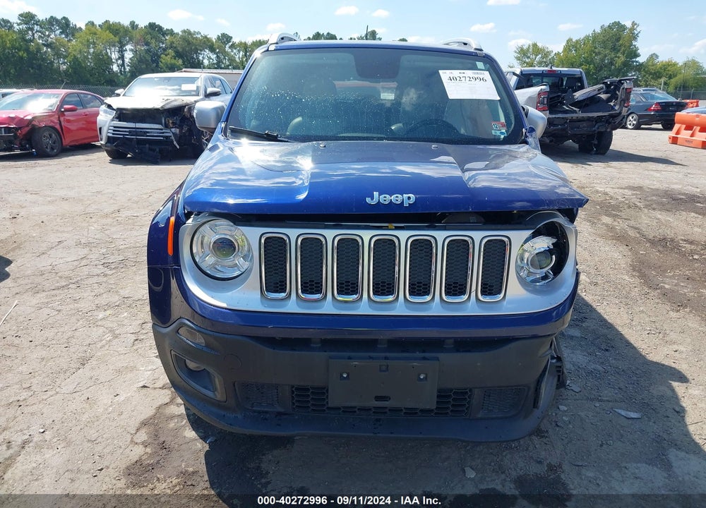 2018 JEEP RENEGADE LIMITED 4X4 VIN: ZACCJBDB3JPH31700
