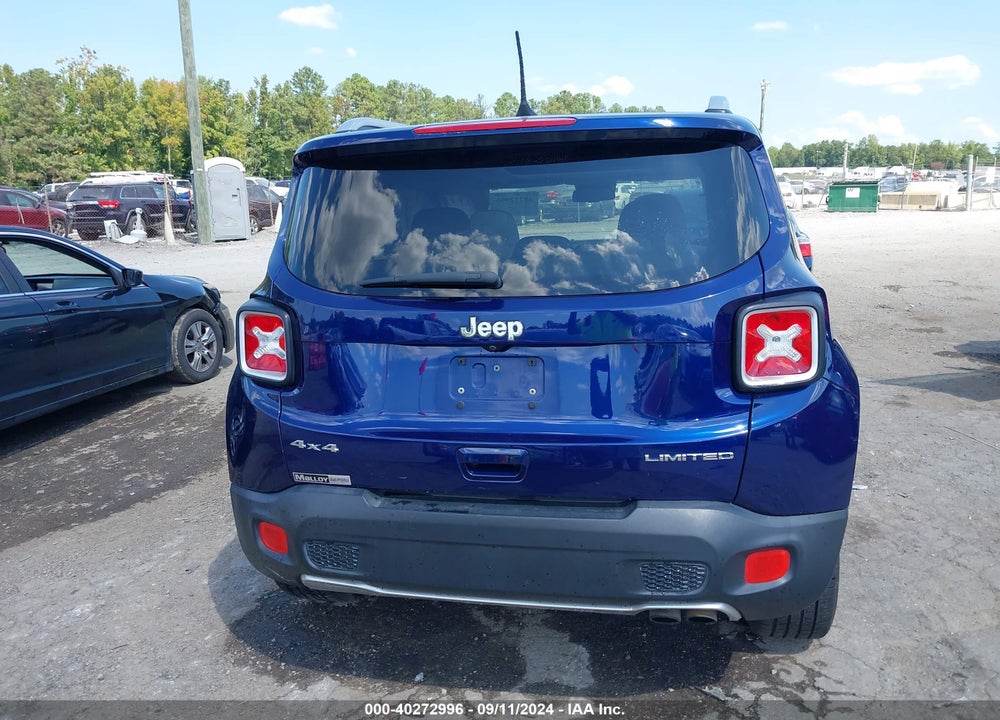 2018 JEEP RENEGADE LIMITED 4X4 VIN: ZACCJBDB3JPH31700