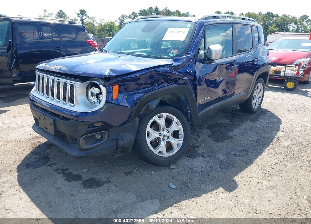 2018 JEEP RENEGADE LIMITED 4X4 VIN: ZACCJBDB3JPH31700