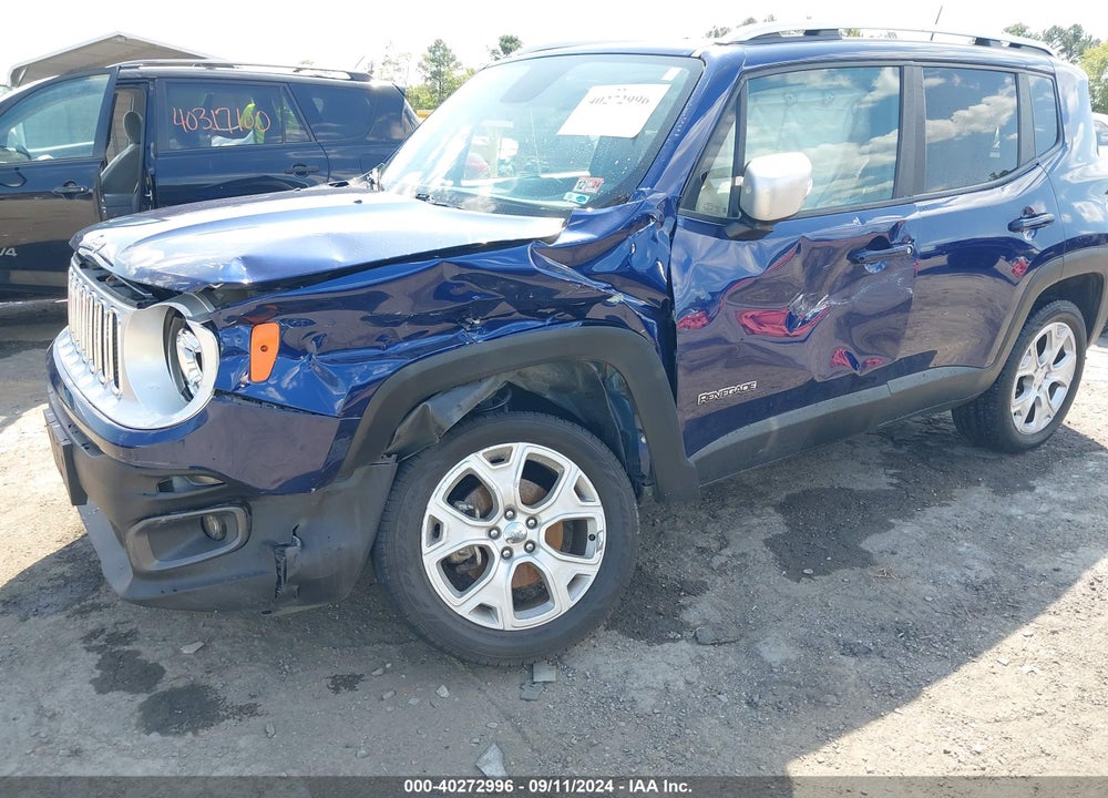 2018 JEEP RENEGADE LIMITED 4X4 VIN: ZACCJBDB3JPH31700