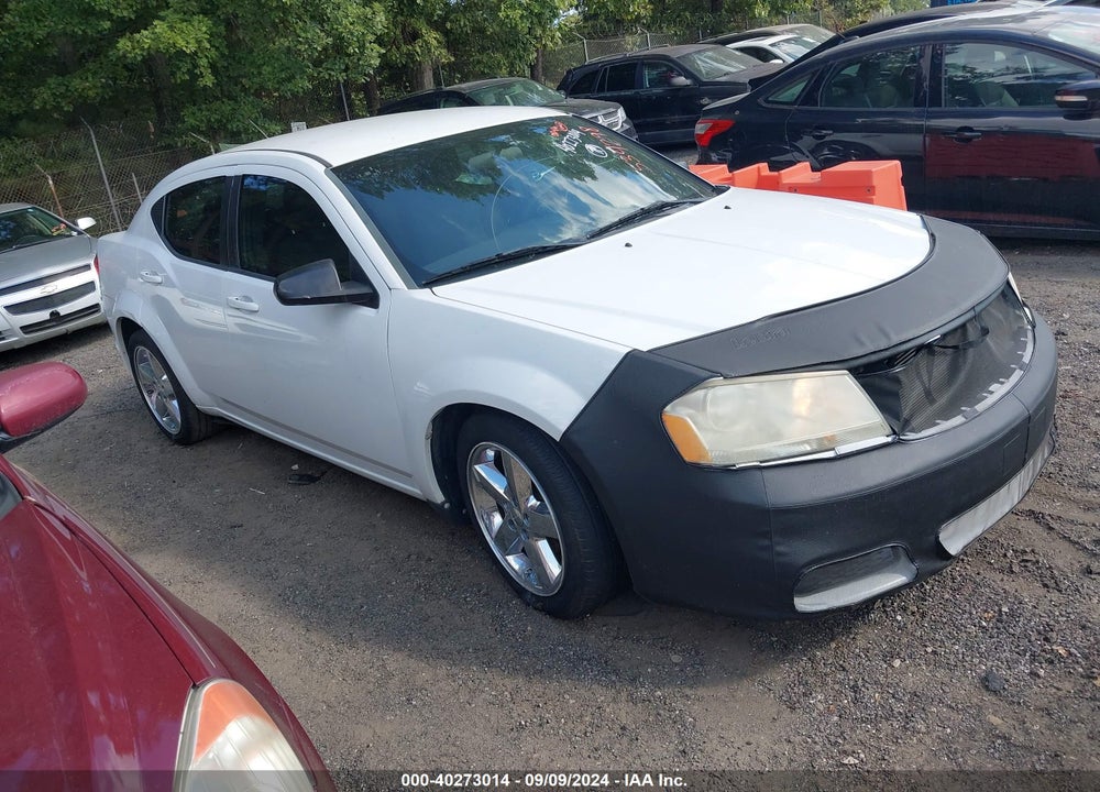 2013 DODGE AVENGER SE VIN: 1C3CDZAB8DN534298