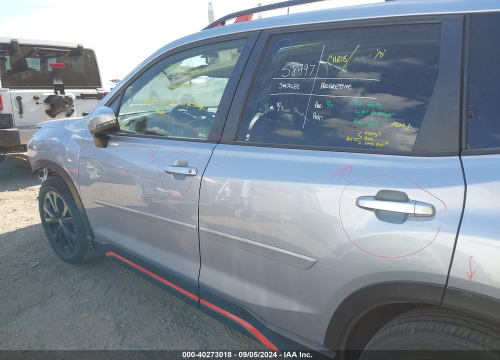 2020 SUBARU FORESTER SPORT VIN: JF2SKARC0LH497404