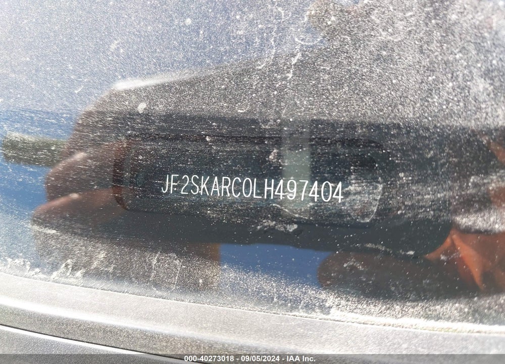 2020 SUBARU FORESTER SPORT VIN: JF2SKARC0LH497404