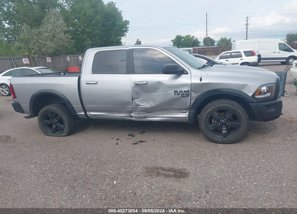 2019 RAM 1500 CLASSIC WARLOCK 4X4 5'7 BOX VIN: 1C6RR7LG0KS669480