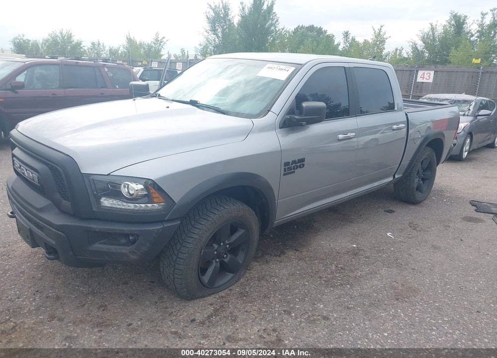 2019 RAM 1500 CLASSIC WARLOCK 4X4 5'7 BOX VIN: 1C6RR7LG0KS669480
