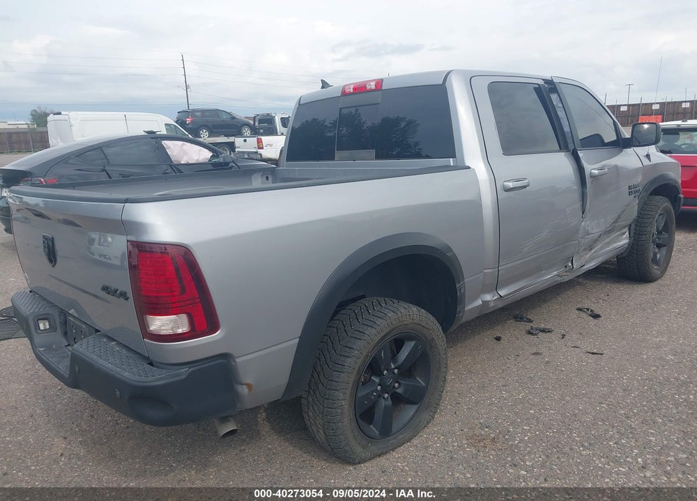 2019 RAM 1500 CLASSIC WARLOCK 4X4 5'7 BOX VIN: 1C6RR7LG0KS669480