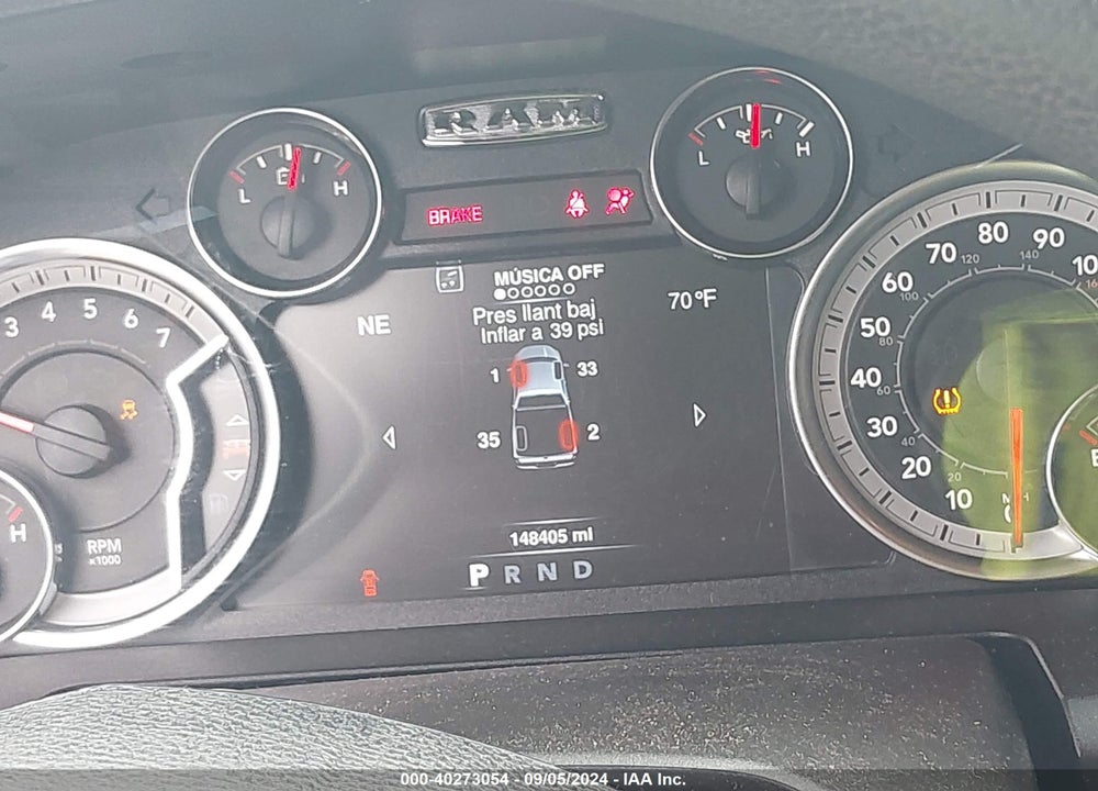 2019 RAM 1500 CLASSIC WARLOCK 4X4 5'7 BOX VIN: 1C6RR7LG0KS669480