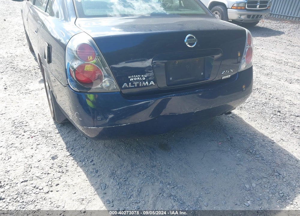 2006 NISSAN ALTIMA 2.5/2.5 S VIN: 1N4AL11D16N340634