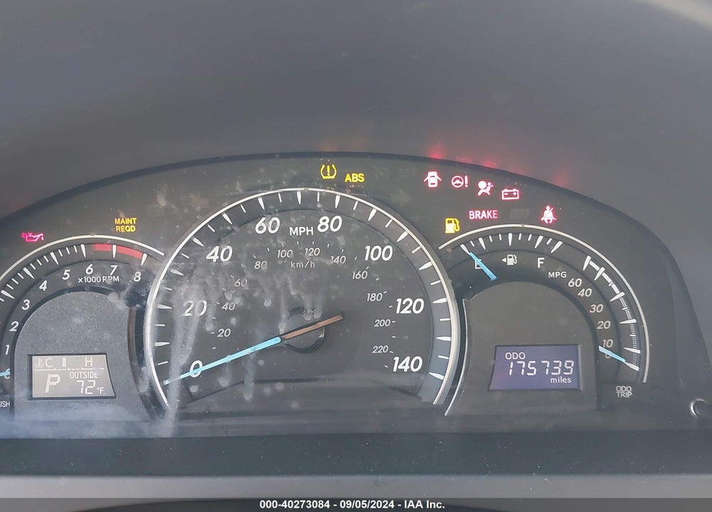 2012 TOYOTA CAMRY LE VIN: 4T1BF1FK8CU572755