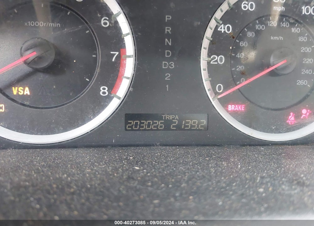 2009 HONDA ACCORD 2.4 LX VIN: 1HGCP26309A128219
