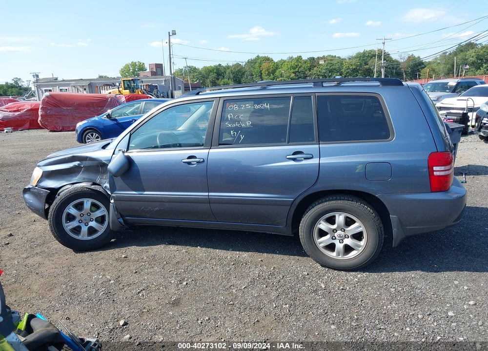 2003 TOYOTA HIGHLANDER V6 VIN: JTEGF21AX30105872