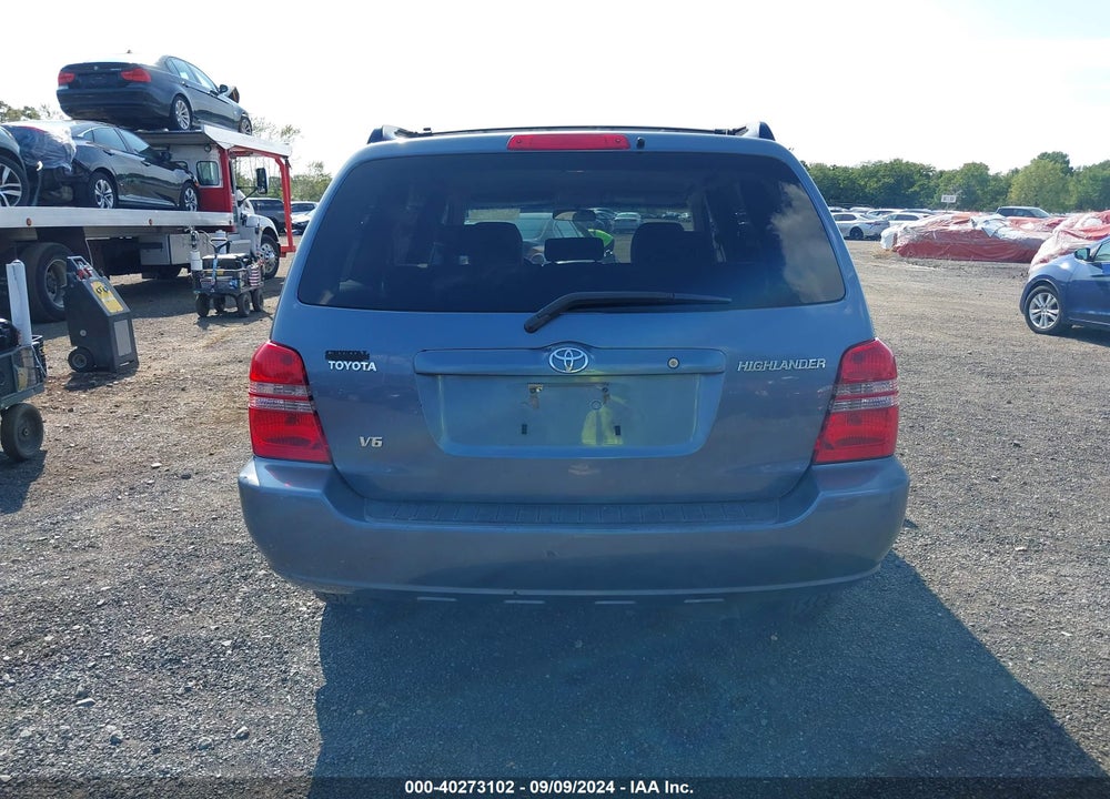2003 TOYOTA HIGHLANDER V6 VIN: JTEGF21AX30105872
