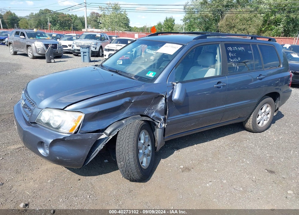 2003 TOYOTA HIGHLANDER V6 VIN: JTEGF21AX30105872