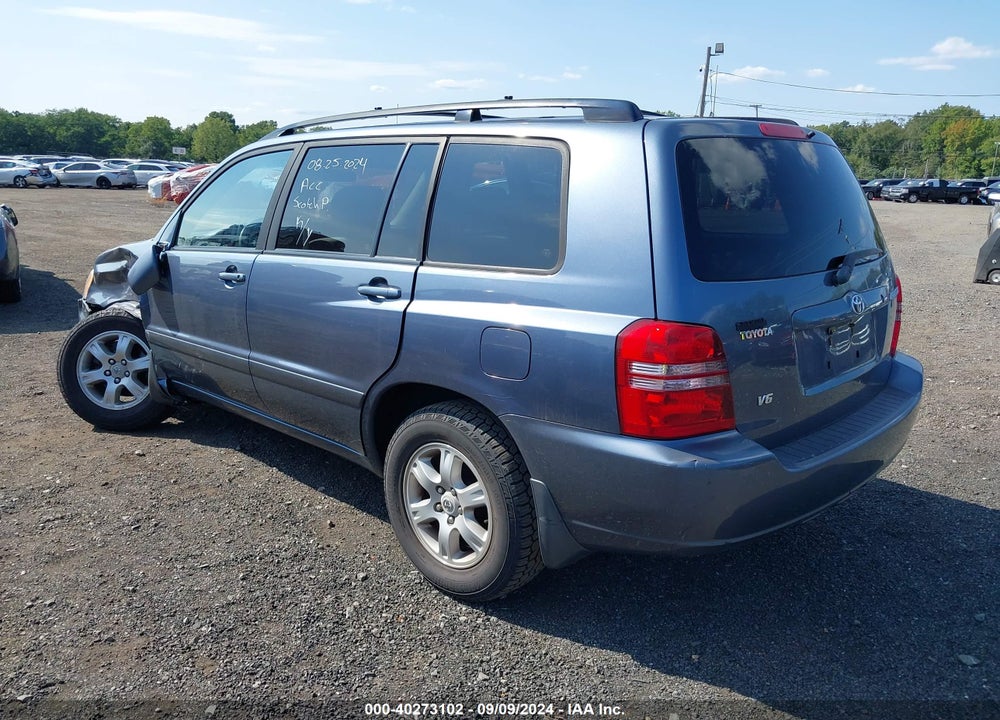2003 TOYOTA HIGHLANDER V6 VIN: JTEGF21AX30105872