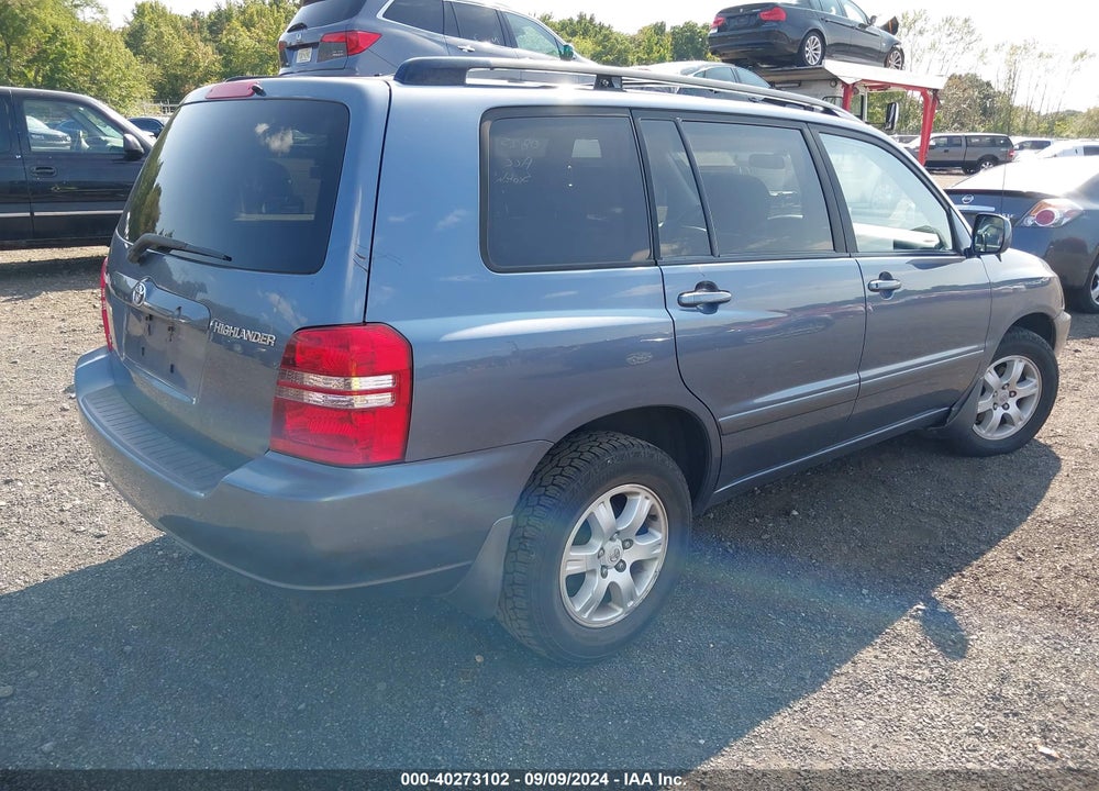 2003 TOYOTA HIGHLANDER V6 VIN: JTEGF21AX30105872